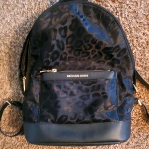 Michael Kors Leopard Backpack